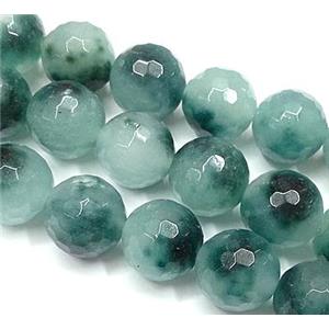 jasper bead, faceted round, 8mm dia, approx 48pcs per st