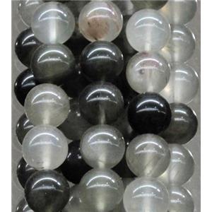 mass quartz bead, faceted round, approx 8mm dia, 48pcs per st