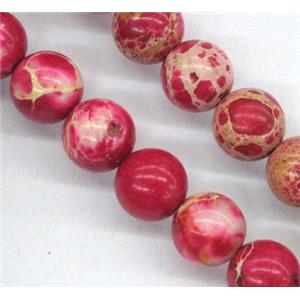 red Sea Sediment Jasper beads, round, approx 6mm dia