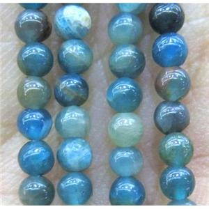 tiny Azurite Beads, round, approx 3mm dia