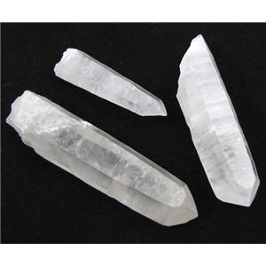 Crystal Quartz Stick Pendant Undrilled, approx 30-70mm