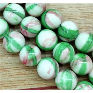 Rainforest jasper beads, round, stability, 4mm dia, approx 100pcs per st