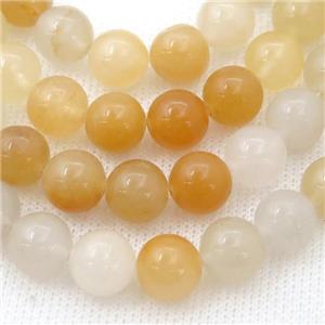 yellow aventurine bead, round, 10mm dia, approx 38pcs per st