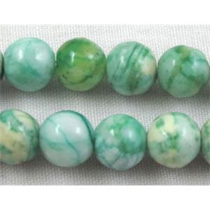 Round Gemstone, dye, 6mm dia, approx 70pcs per st