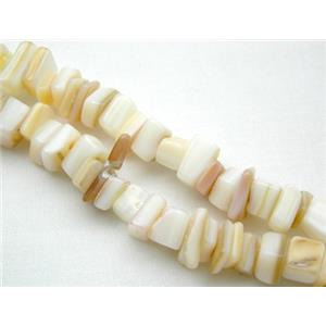 Sea Shell Chip Beads, 4-7mm