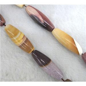 Mookaite jasper Bead, rice, approx 10x30mm, 15.5 inches