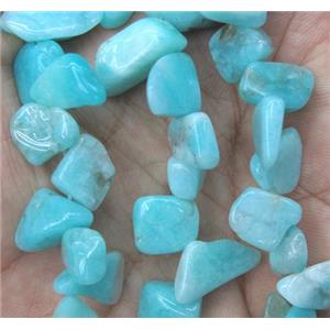 aqua aventurine beads chip, freeform, approx 8-15mm, 15.5 inches