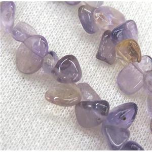 amethyst chips bead, freeform, approx 6-10mm, 15.5 inches