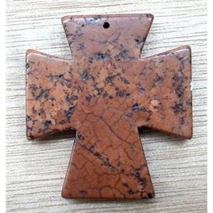 Cross Turquoise Pendant, stability, 41x47mm