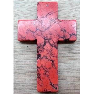 Cross Turquoise Pendant, stability, 60x90mm