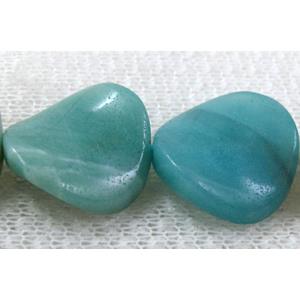 Natural Twist Coin Agate beads, blue, 16mm dia, 25pcs per st