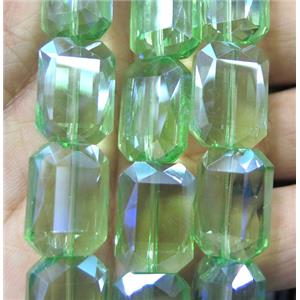 chinese crystal glass bead, faceted, approx 13x18mm, 18pcs per st