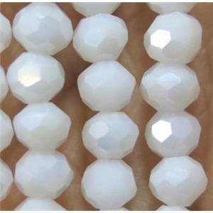 chinese crystal bead, faceted round, approx 4mm dia, 100pcs per st