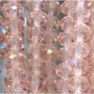 chinese crystal bead, faceted rondelle, approx 3x4mm, 150 pcs per st