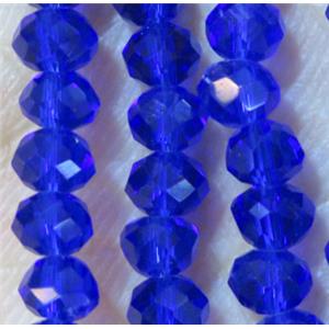 chinese crystal bead, faceted rondelle, approx 3x4mm, 150 pcs per st