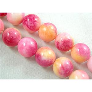 Round Jade beads, multi color, 4mm dia, 100pcs per st