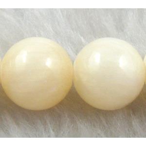 Round Jade gemstone, dye, stabile, 12mm dia, 31pcs per st