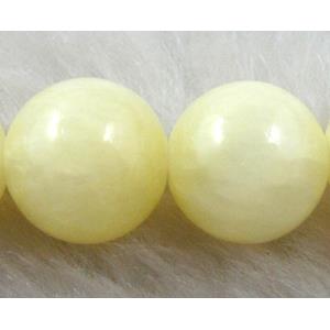 Round Jade gemstone, dye, stabile, 8mm dia, 48pcs per st