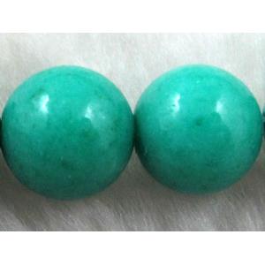 Round Jade gemstone, dye, stabile, 8mm dia, 48pcs per st