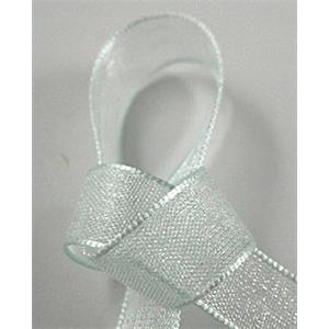 white Organza Ribbon Cord, 7mm wide