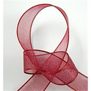 Organza Ribbon Cord, 12mm wide