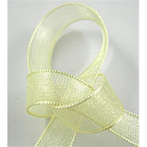 Organza Ribbon Cord, 9mm wide