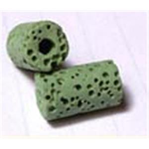 Lava bead, Tube, 8x15mm, 26pcs per st