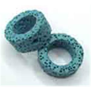 Lava bead, rondelle, 20x8mm, 20pcs per st