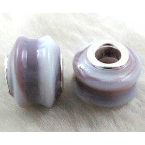 Lampwork Glass Beads, 16mm dia, hole:5.5mm