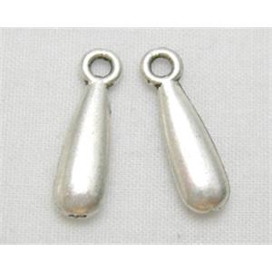 Chain Drops, Tibetan Silver Pendants Non-Nickel, 17mm length