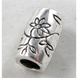 Tibetan Silver spacer Non-Nickel, 8.5x14mm, hole:4.5mm