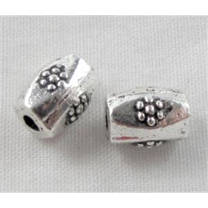 Tibetan Silver Spacer Non-Nickel, 6x8mm