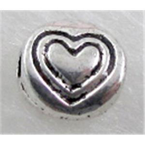 Tibetan Silver Spacers Non-Nickel, 6.5mm dia, 3mm thin