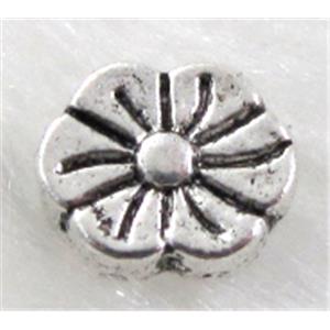 Tibetan Silver Spacers Non-Nickel, 7x8.5mm,3.5mm thin