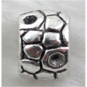 bead, Tibetan Silver Spacer Non-Nickel, 10mm dia,8mm high, hole:4.5mm