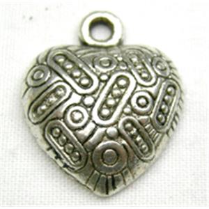 Tibetan Silver Pendant Non-Nickel, 15mm wide