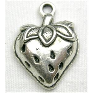 Tibetan Silver Pendant Non-Nickel, 14mm wide