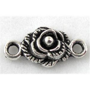 Connector, tibetan silver Non-Nickel, 18mm length