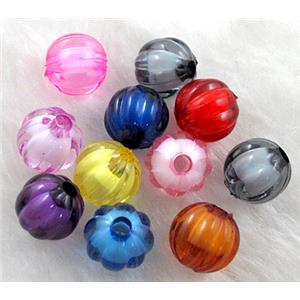 Round Acrylic Bead,Transparent,  mixed, 10mm dia, approx 2000pcs