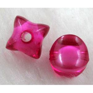 Acrylic Bead,Transparent, 9x9mm, approx 2000pcs