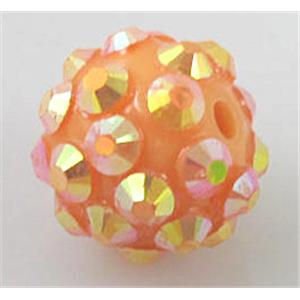 Round crystal rhinestone bead, 12MM dia