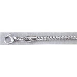 stainless steel chain, 3mm, approx 45cm length