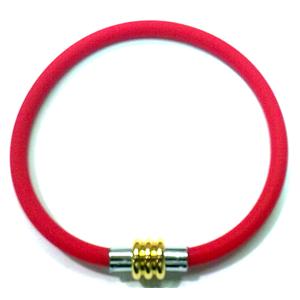 Jewellry Making necklace and bracelet cord, rubber, red, 5mm dia, 16 inch length