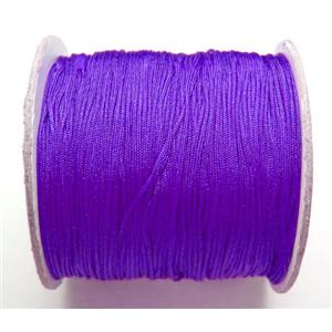 Purple Taiwan Nylon Cord, 0.8mm dia, 100meters per roll