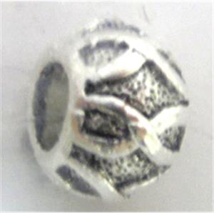 Tibetan Silver beads, 10x7mm