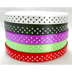 Mix Color Satin Ribbon, 10mm wide, 50yards per roll