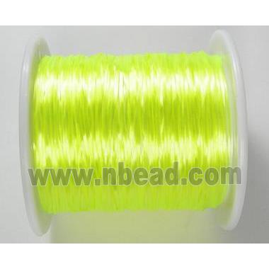 Crystal Elastic Thread, light olive/yellow