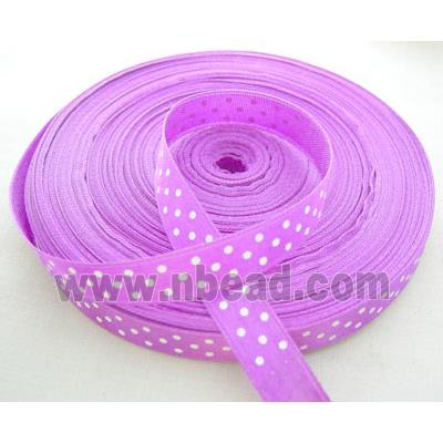 Purple Satin Ribbon