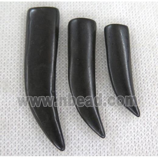 black cattle bone horn pendant without hole