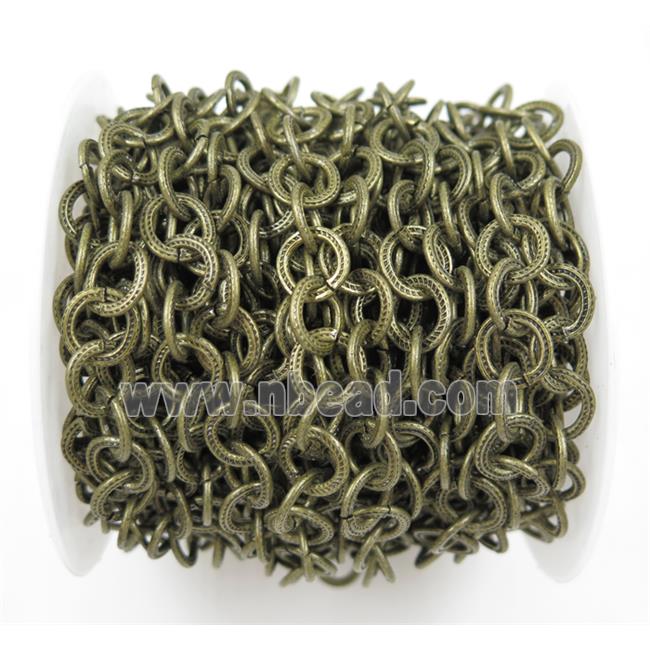 iron chain, Antique bronze plated